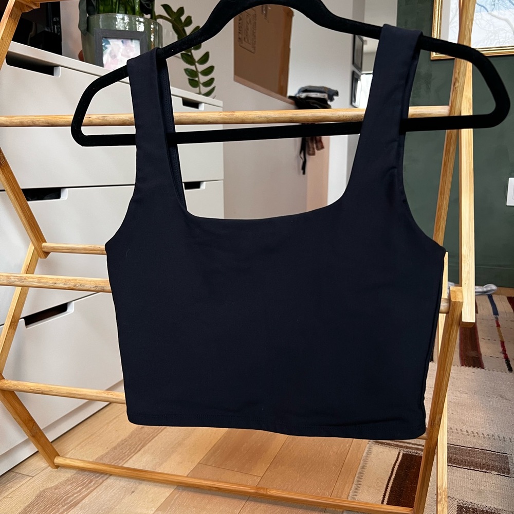 Abercrombie & Fitch Black Crop Top